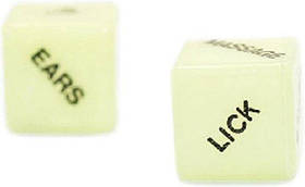 Кубики для сексу, світяться в темряві