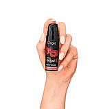 Рідкий вібратор для інтимних зон Orgie Sexy Vibe! Hot з зігрівальним ефектом і смаком полуниці, 15 мл, фото 4