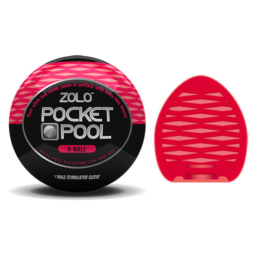 Мастурбатор ZOLO POCKET POOL 8 BALL, фото 1