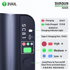 Шприц електричний 2UUL SC81 акумуляторний (для стрижнів із внутрішнім діаметром 17.5 мм), фото 4