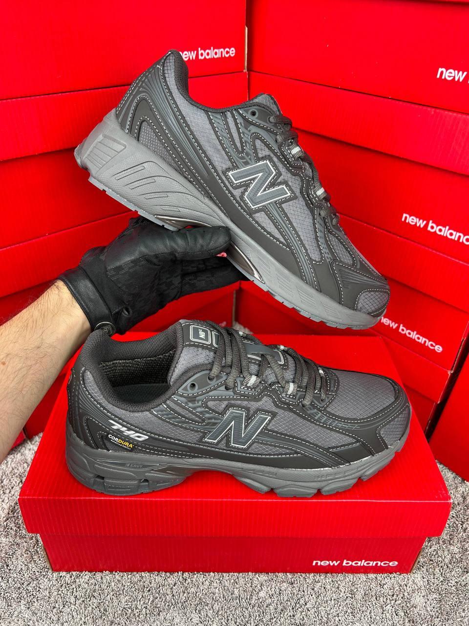 Чоловічі кросівки New Balance 740 Cordura GTX Grey, кеди Нью Беланс текстиль шкіра Gore-Tex, термо сірі. Чоловіче взуття