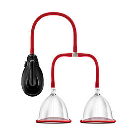 Помпа для грудей Blush автоматична, червона, 10.9 см