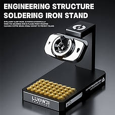Паяльна станція LUOWEI LW-SS01 200W (тільки паяльник 150-500°С, 4 канали пам'яті), фото 5