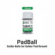 Кульки для пайки мікросхем 2UUL PB01 Iphone (Sn63/Pb37) 0.2 мм/0.3 мм/0.45 мм/0.6 мм/0.76 мм (100000 шт.)