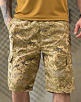 Тактичні шорти Піксель паплін пояс на резинці кишені M [n-9233]