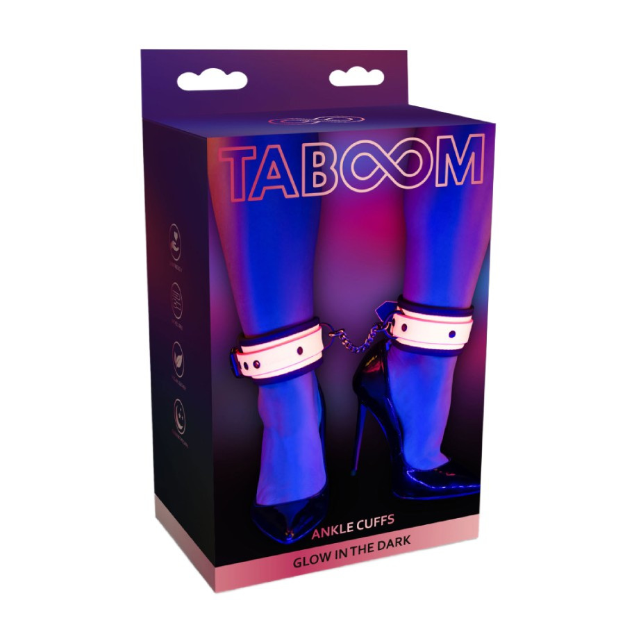 Поножи світні в темряві Taboom Ankle Cuffs, рожеві (пошкоджене паковання), фото 1