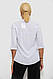 Блуза однотонна, колір білий, 230RR-96-1, фото 4