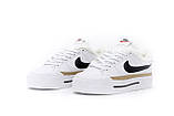 Зимові жіночі кросівки Nike Court Legacy Lift White Black (з хутром) DM7590-100, фото 2