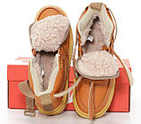 Зимові кросівки чоловічі Nike Air Force 1 High Gore-Tex Brown (з хутром) CT2815-200, фото 8