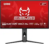 Монітор QUBE Overlord OLED OG27Q240HC Black 27, фото 2