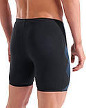 Плавки-шорти для чоловіків Arena POSEIDONIA SWIM MID JAMMER чорний, бірюзовий Чоловічий 85, фото 3