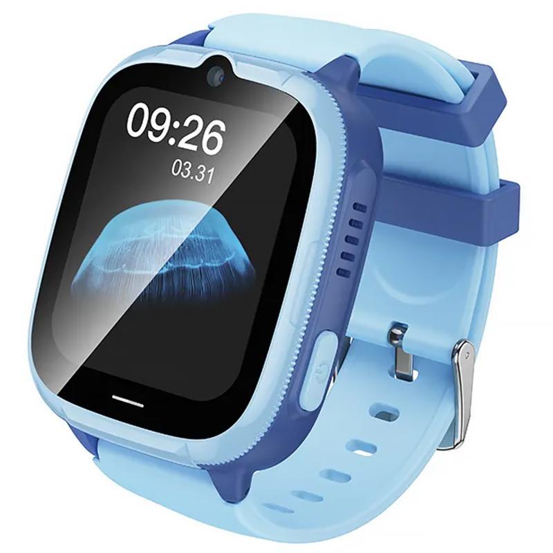 Дитячий cмарт-годинник Hoco Y106 4G with call function Blue, фото 1