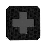 Нашивка M-Tac Medic Cross Laser Cut Black/Grey |neper- [n- 511]
