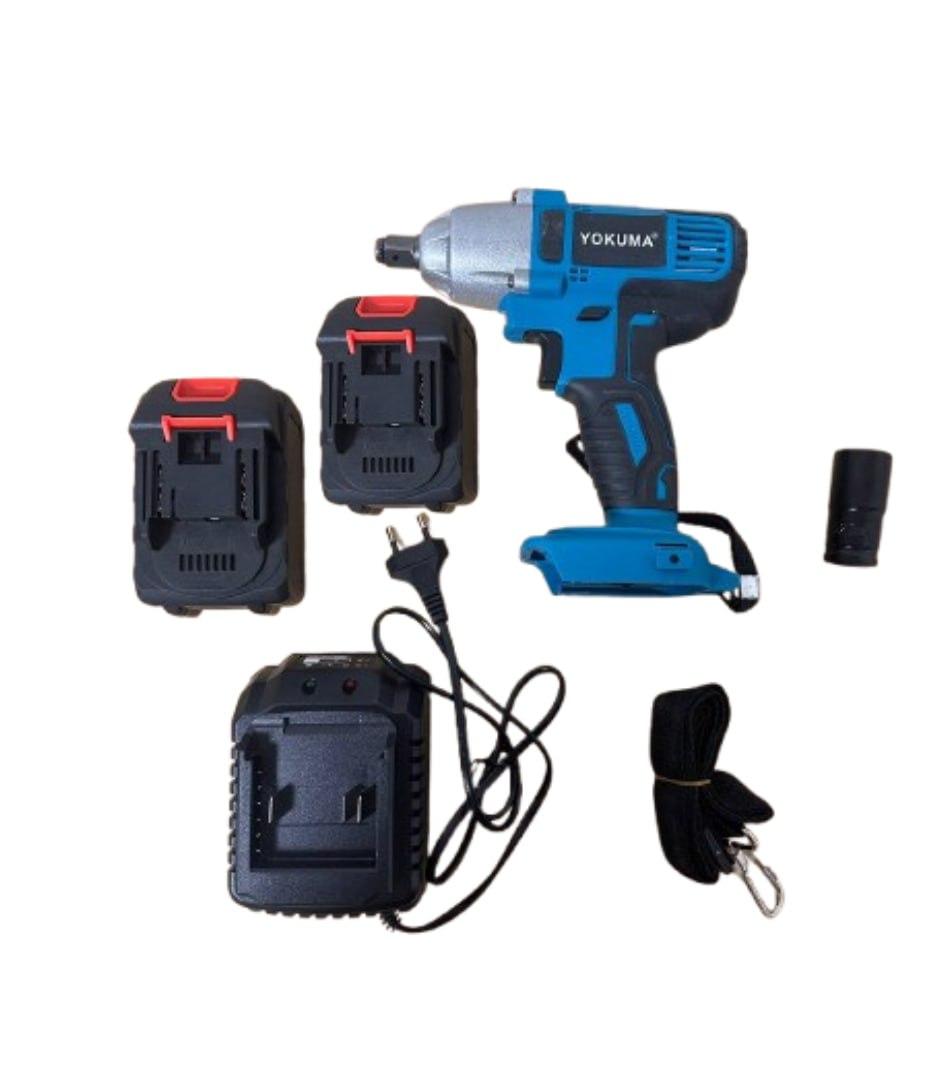 Акумуляторний ударний гайковерт 2 акб 18 В 4.0 Ah Yokuma JL21-1, фото 1