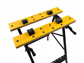 Верстак регульований складаний 100 кг Geko G10871, фото 3