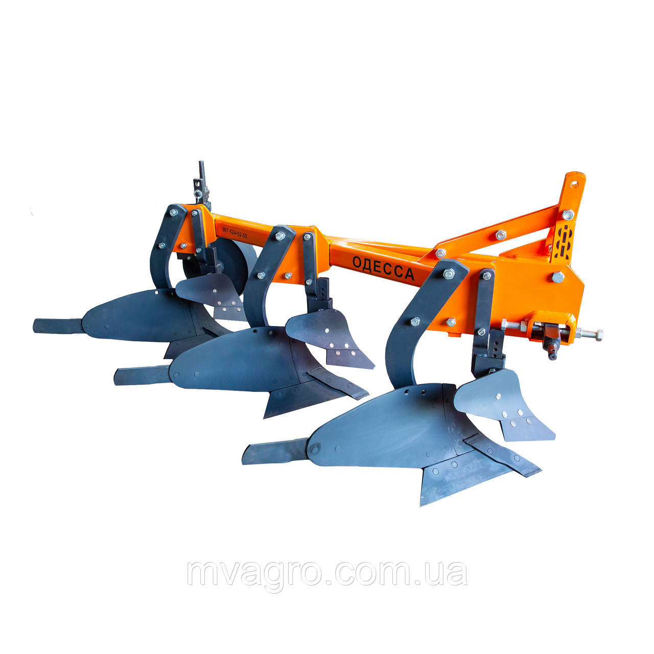 Плуг ПМУ-3-35П навісний 3-х корпусний з ПЕРЕДПЛУЖНИКОМ, фото 1