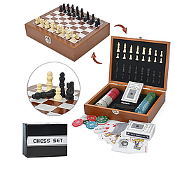 Набір настільних ігор — шахи та покер
