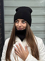 Молодіжний комплект шапка і баф жіночий STD