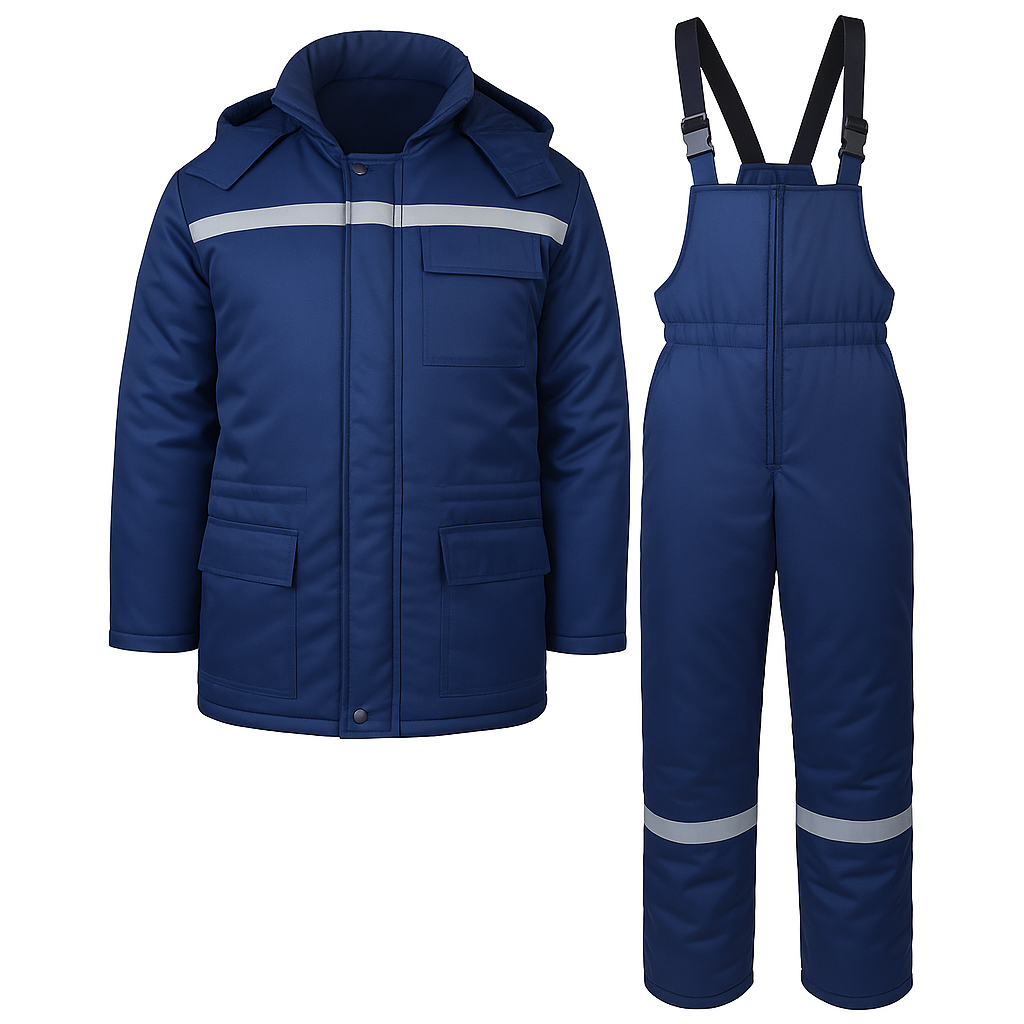 Зимовий напівкомбінезон костюм робочий, фото 1