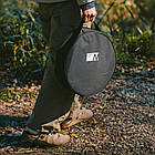 Настільна кругла піч із решіткою гриль Naturehike CNK2550CF010, 36*32.6*12 см, хромоване залізо, фото 7