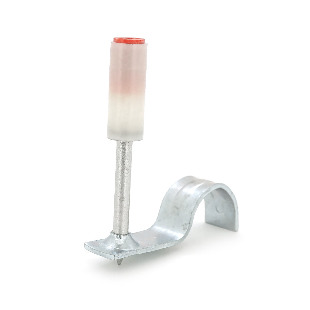 Цвяхи монтажні піроксилінові, 16мм, затискач для труб, 100 штук в упаковці, ціна за упаковку, фото 1