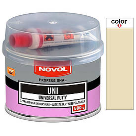 Універсальна середньозерниста шпаклівка Novol Uni 485+15г