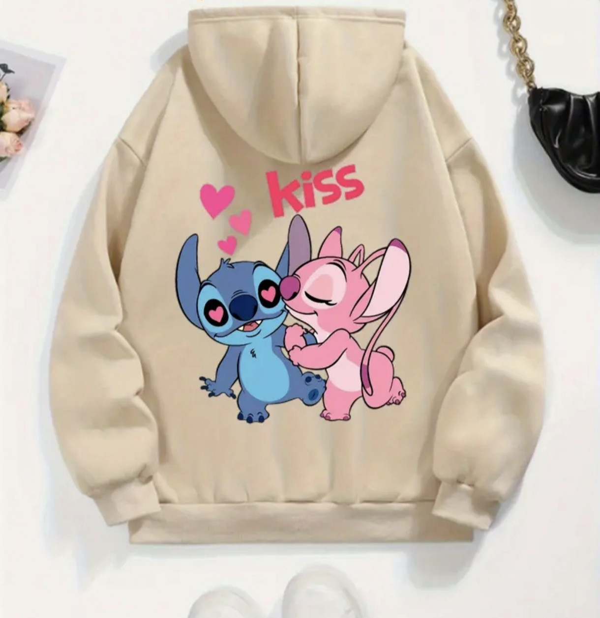 Жіноче тепле худі зі Стічем на спині, фото 1