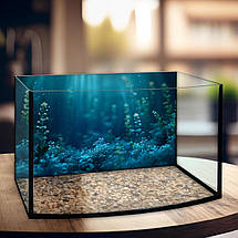 Наліпка для акваріума Сині водорості під водою (400х650), фото 3