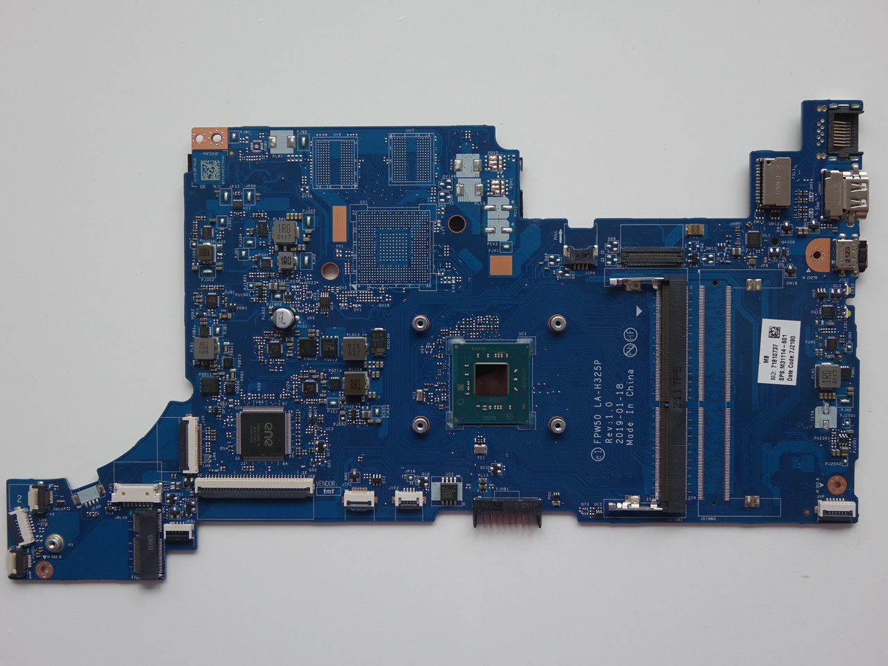 Материнська плата FPW50 LA-H325P для ноутбука HP 250 G8, 250 G9, 255 G8, 255 G9, 15-DW, 15s-DW, 15s-DU, 15s-DR, 15s-DY, 15s-GU, фото 1