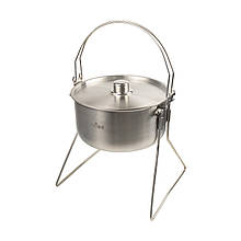 Казанок Tribe Fire Pot 5.4 л сталевий T-FH-0006-metal для юшки туристичний казанок