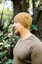 Шапка флісова Tribe Fleece Hat T-KF-0018 OS койот, матеріал Меріно, універсальний колір