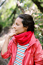 Флісова шийна пов'язка Tribe Neck Warmer T-KF-0019 OS червона для лижного спорту м'яка флісова пов'язка