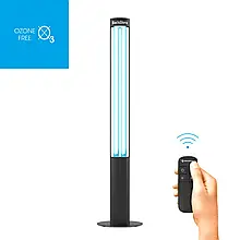 Бактерицидний облучувач BactoSfera 360° U36 RC-TIMER Чорний, потужність 36 Вт
