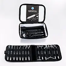 Апарат дарсонвалізації BactoSfera DARSONVAL, чорний, 17 насадок для косметології та медицини