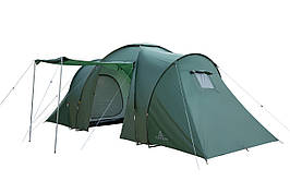 Палатка Тотем Хурон 4 v2 UTTT-025 на 4 людей з двома кімнатами, двома входами та простором тамбуром