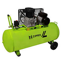 Компресор Zipper ZI-COM200-10, продуктивність 356 л/хв, максимальний тиск 10 Бар, бак 200 л