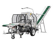 Машини для порізки та коління дров з конвеєром