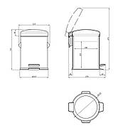 Відро для сміття Kroner KRP Graz — GRP406 5 л