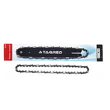 Комплект шина + 2 ланцюги 35 см 14"/50/3/8"/1,3 мм Тагред TA1107 для бензопил Штиль, Альпина, Олео-Мак