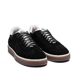 Чоловічі шкіряні кросівки Black Velvet — чорні, весна/осінь