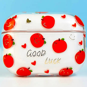 Чохол Clear Case Strong Design №1 для навушників AirPods Pro Watermelon Orange