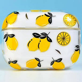 Чохол Clear Case Strong Design №1 для навушників AirPods Pro Watermelon Lemon