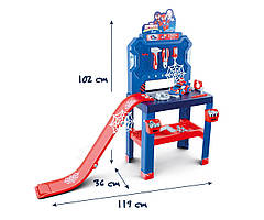 Ігровий набір "Спіді. Майстерня" з машинкою, 94 аксес. (7600360742)