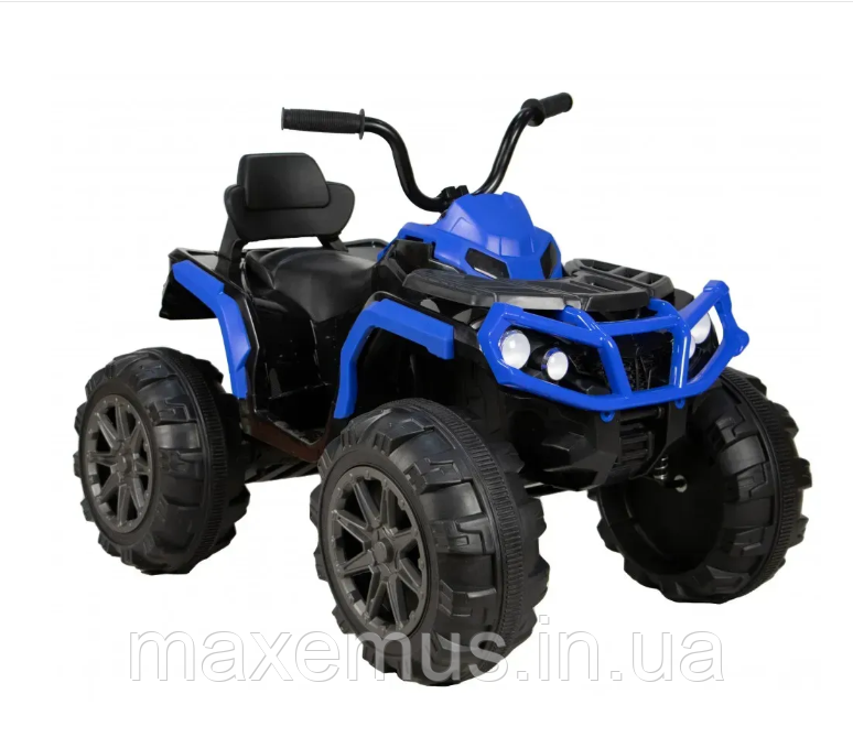 Потужний дитячий електроквадроцикл акумуляторний НМ 1288 електричний квадроцикл для дітей до 30 кг синій, фото 1