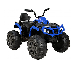 Потужний дитячий електроквадроцикл акумуляторний НМ 1288 електричний квадроцикл для дітей до 30 кг синій