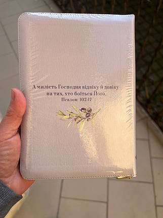 Біблія, переклад Івана Огієнка, 14,5*20,5 см, шкірзамінник, замок, індекси., фото 3