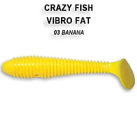 Силіконова приманка Crazy Fish Vibro Fat 2.7" 3
