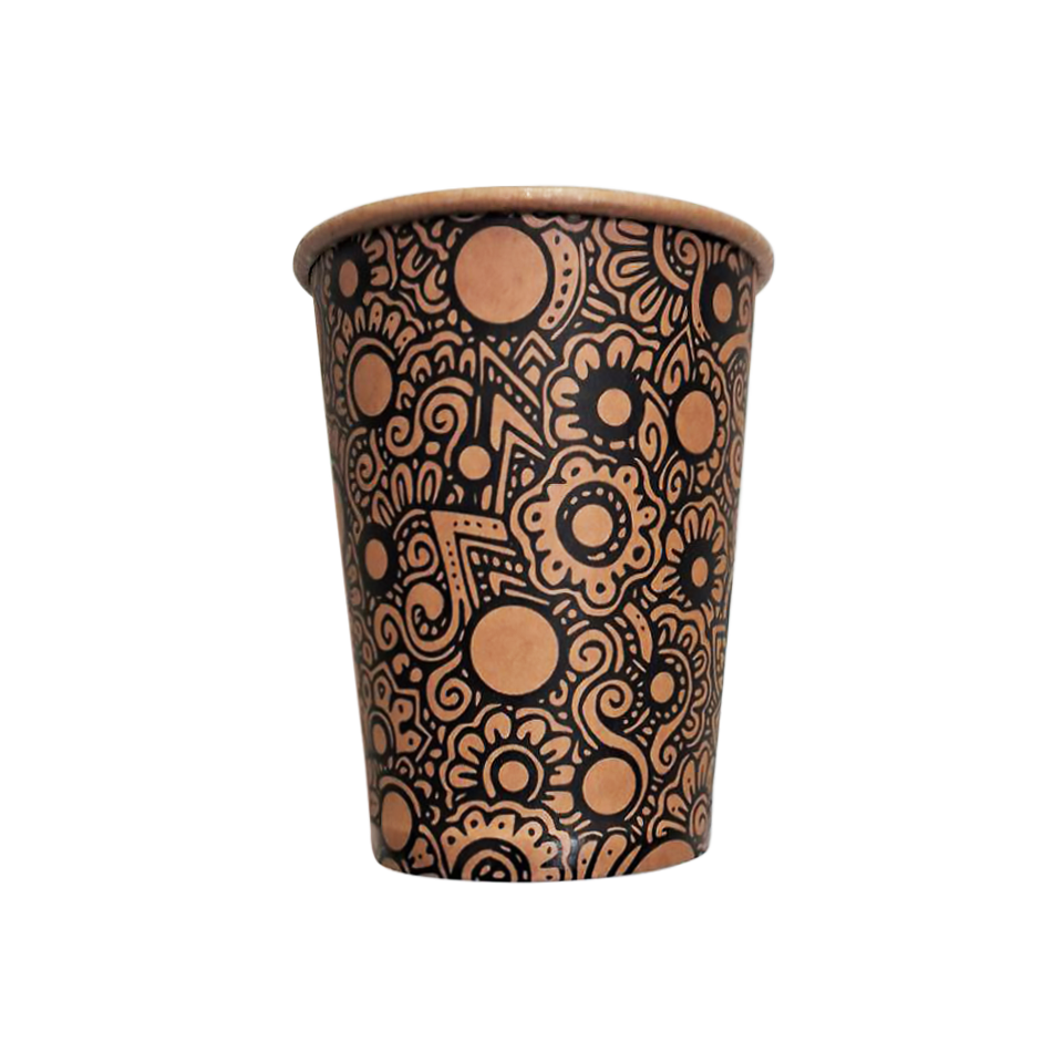 Стакан одношаровий крафт Avangard (економ) 175 мл T175AK (50шт/уп|2700шт/ящ) 70мм, фото 1