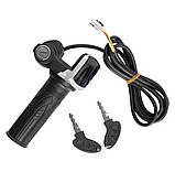 Ручка газу для електроскутера 48V з індикацією напруги, фото 3