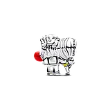 Срібна намистина Pandora «Карл і Еллі» Вперед і вгору 793649C01, фото 2